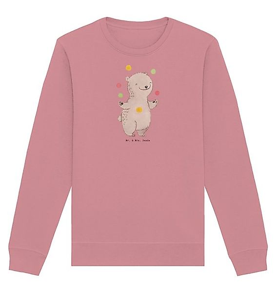 Mr. & Mrs. Panda Longpullover Größe XXL Bär Jonglieren - Canyon Pink - Gesc günstig online kaufen