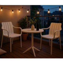 VORTIVO Gartenstuhl stapelbar – wetterfest, bis günstig online kaufen
