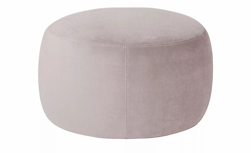 Samt Hocker  Amadi ¦ rosa/pink ¦ Maße (cm): B: 60 H: 40 Polstermöbel > Hock günstig online kaufen