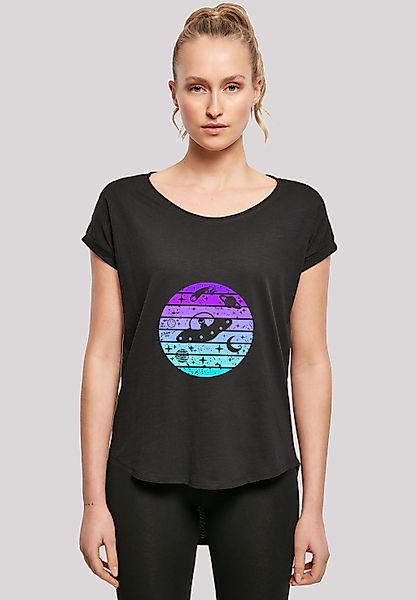 F4NT4STIC T-Shirt "Retro Alien Weltraum Sonnenuntergang" Premium Qualität günstig online kaufen