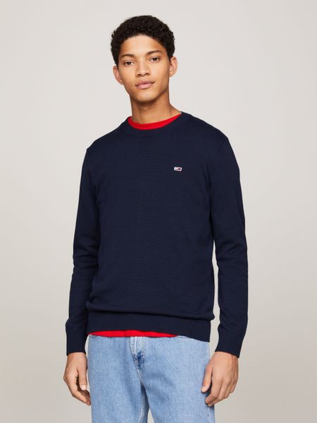 Tommy Jeans Rundhalspullover TJM SLIM ESSENTIAL günstig online kaufen