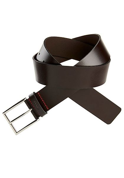 HUGO Ledergürtel Giaspo Sz40 mit Logo-Schlaufe günstig online kaufen