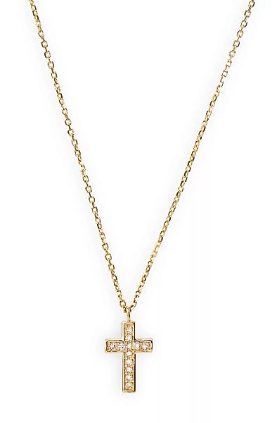 XENOX Kette mit Anhänger "Halskette, Kreuz, XG4413, XG4413G", mit Diamanten günstig online kaufen