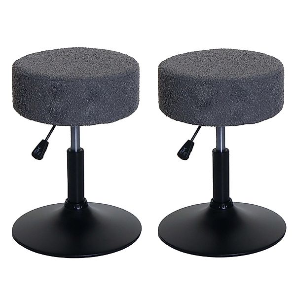 PROREGAL 2er-Set Hocker Höhenverstellbar Und Drehbar Sitzhöhe 45-57cm Durch günstig online kaufen