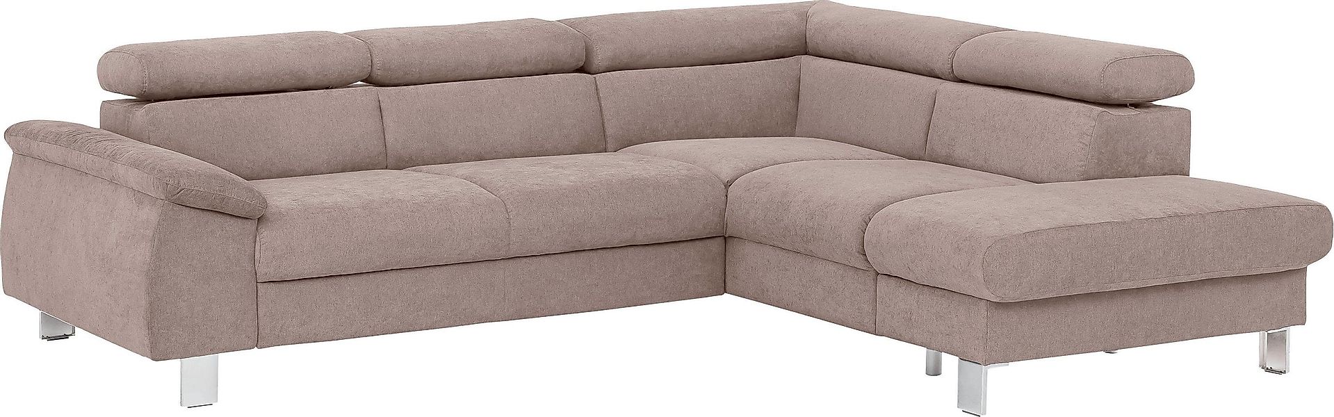 COTTA Ecksofa Komaris L-Form mit Kopfteilverstellung, günstig online kaufen