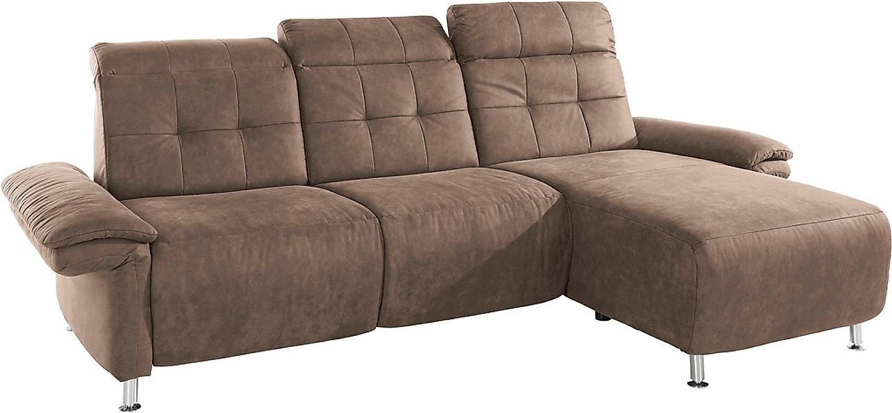 Places of Style Ecksofa "Manhattan L-Form", 2 Sitze mit elektrischer Relaxf günstig online kaufen