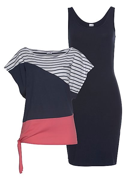KangaROOS 2-in-1-Kleid, (2 tlg.), in sommerlicher zweiteiliger Kombination günstig online kaufen