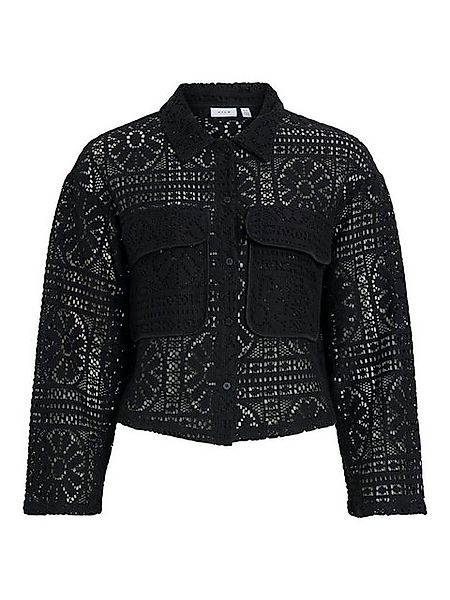 Vila Cardigan Mit geometrischem Muster und Knopfleiste VIMERINDA CROCHET L/ günstig online kaufen