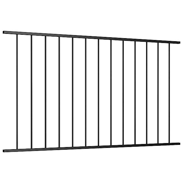 vidaXL Gartenzaun Zaunelement Pulverbeschichteter Stahl 1,7x1,25 günstig online kaufen