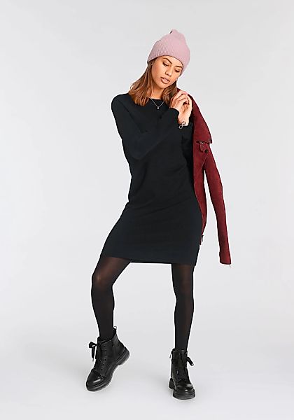 Tamaris Strickkleid, lässiges Mini-Kleid aus Viskosemischung günstig online kaufen