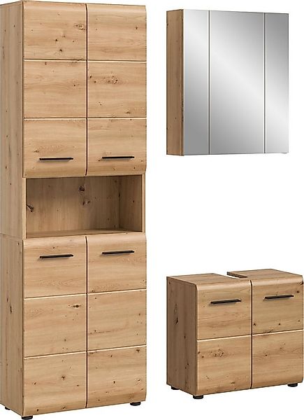 welltime Badmöbel-Set FLORENZ, TOPSELLER!, 3-teilige Badkombination, hochwe günstig online kaufen