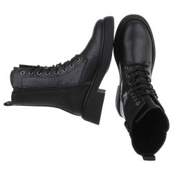 Ital-Design Damen Stiefel mit Schnürung und günstig online kaufen