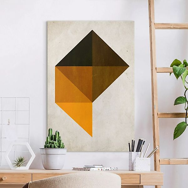 Leinwandbild Geometrisches Trapez günstig online kaufen