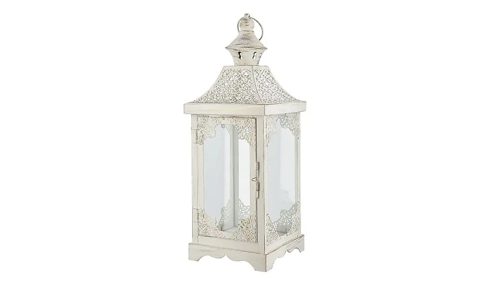 Laterne   ¦ creme ¦ Metall,Glas ¦ Maße (cm): B: 16,5 H: 45 T: 16.5 Accessoi günstig online kaufen