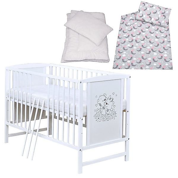 Baby-Delux Komplettbett Babybett Mia Komplettset, 7-tlg., günstig online kaufen