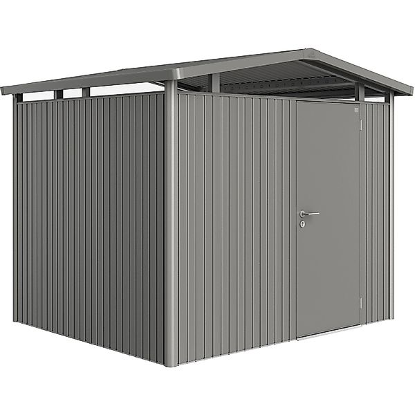 Biohort Gerätehaus "PANORAMA Gr. P3 quarzgrau-metallic mit Standardtür", au günstig online kaufen