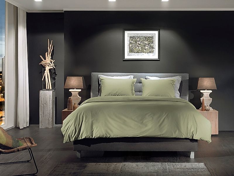 YELLOW Bettwäsche "Percale" 2 tlg. Uni Design, 100% Baumwolle ab 135x200 cm günstig online kaufen