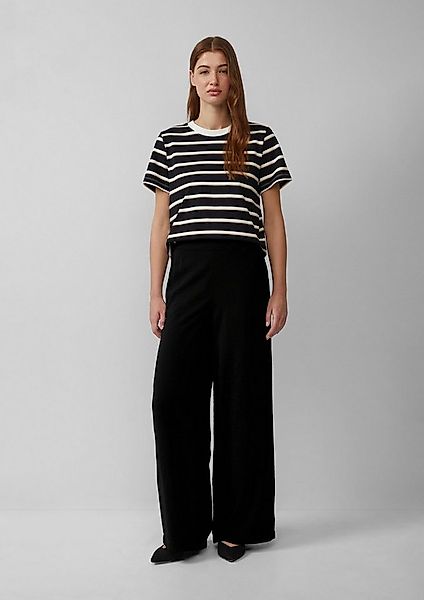 s.Oliver Chinos Hose Wide-Leg-Hose im Loose Fit mit Elastikbund günstig online kaufen