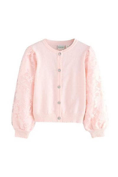 Baker by Ted Baker Strickjacke Baker by Ted Baker Strickjacke mit Netzstoff günstig online kaufen