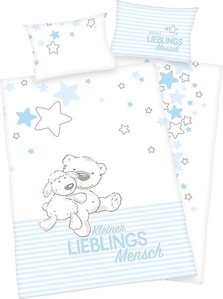 Baby Best Babybettwäsche Kleiner Lieblingsmensch, Flanell, günstig online kaufen