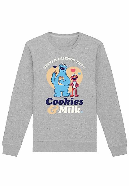 F4NT4STIC Sweatshirt "Sesamstraße Cookies & Milk", Premium Qualität,Nostalg günstig online kaufen