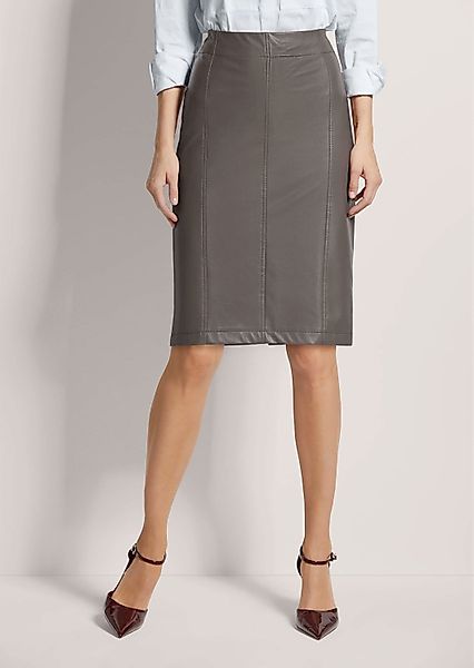 MADELEINE Midirock Bleistift-Rock im Leder-Look günstig online kaufen