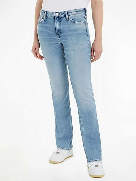 Tommy Jeans Bootcut-Jeans Maddie mit Tommy Jeans Markenlabel & Badge günstig online kaufen