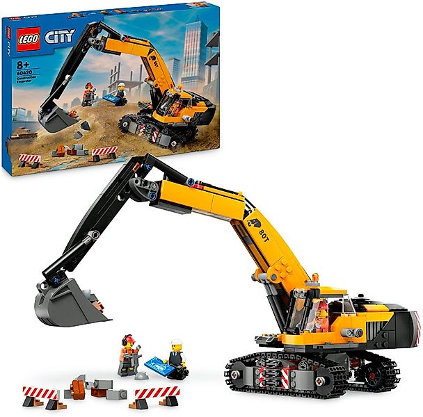 LEGO® Raupenbagger (60420), LEGO City Konstruktionsspielsteine, günstig online kaufen
