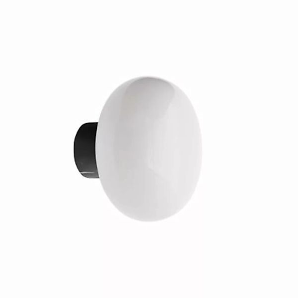 Bad-Wandlampe Karl-Johan Bathroom glas weiß / IP44 - Sockel Marmor - NEW WO günstig online kaufen