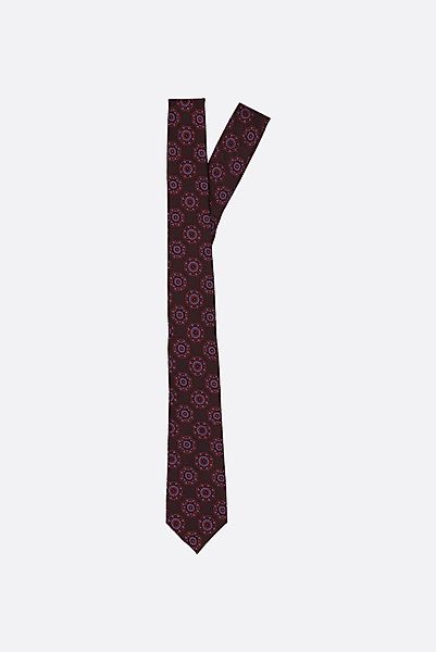 Jacquard-Krawatte mit Medaillon Druck günstig online kaufen