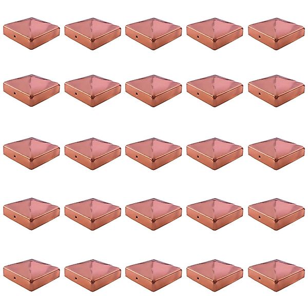Holmwerk 25x Pfostenkappe Kupfer 101mm Pyramide 10x10cm günstig online kaufen