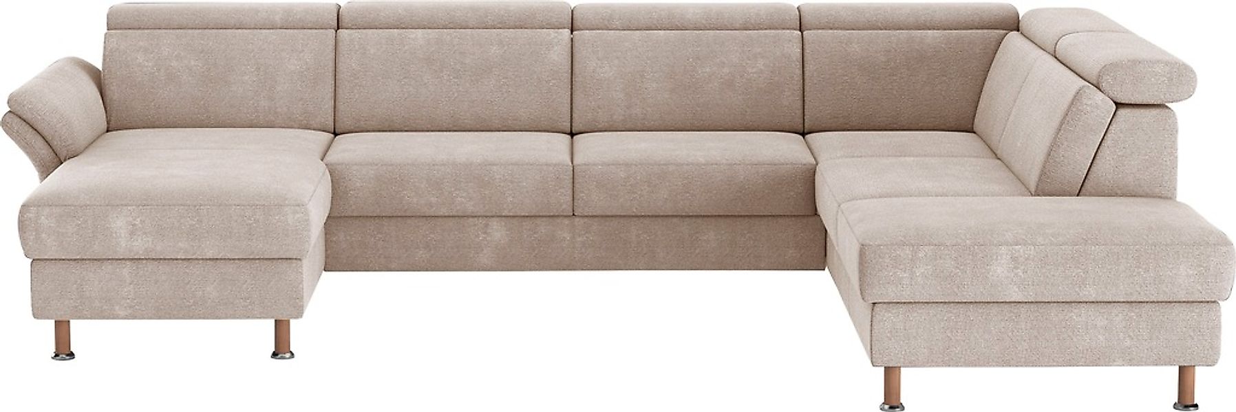 Home affaire Wohnlandschaft "Calypso U-Form", wahlweise mit motorischer Rel günstig online kaufen