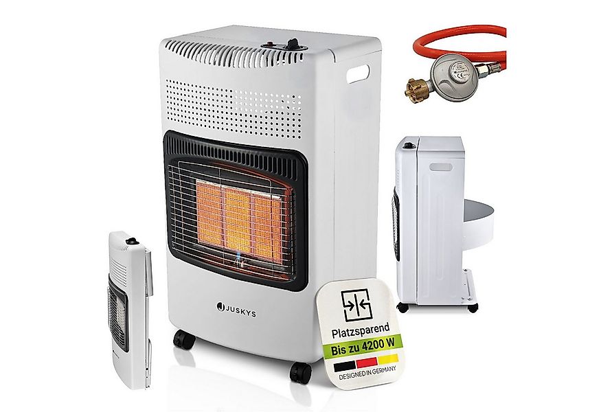 Juskys Heizstrahler GS42US, 4200 W, stark und energiesparend, 3-Stufen-Wärm günstig online kaufen