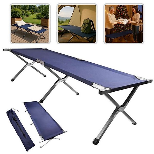 nm_trade Feldbett Feldbett Campingbett Klappbett Bett Gästebett bis 150 kg günstig online kaufen