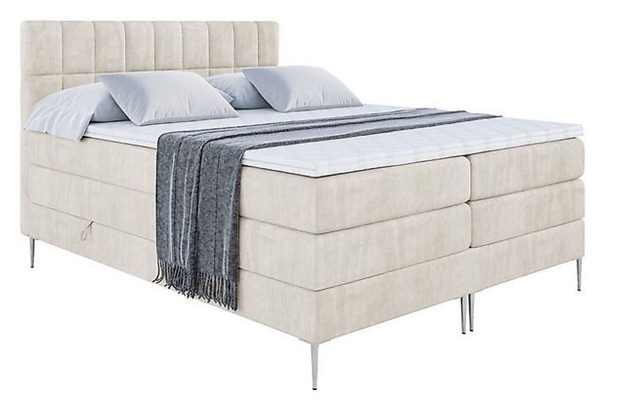 ALTDECOR Boxspringbett MIAMI-F KING (Multipocket-Matratze H4, H3 Matratze B günstig online kaufen