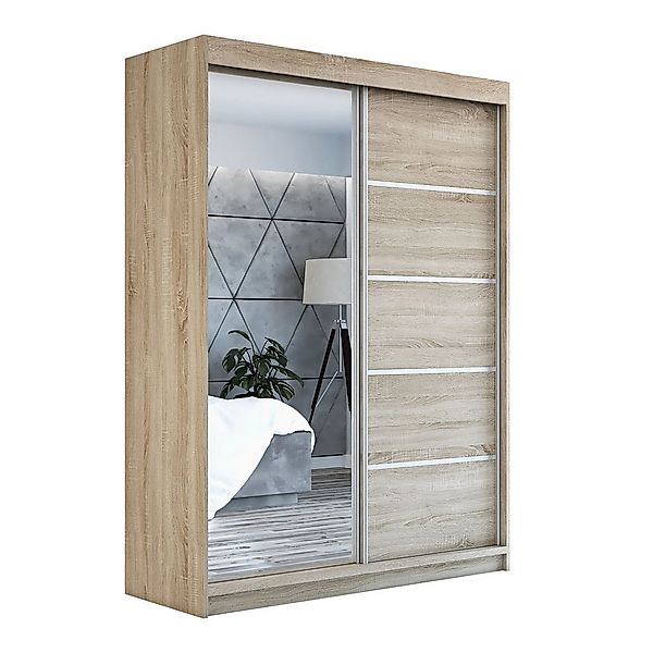 A&J MöbelLand GmbH Schiebetürenschrank GAP 160 cm mit Spiegel (nur für kurz günstig online kaufen