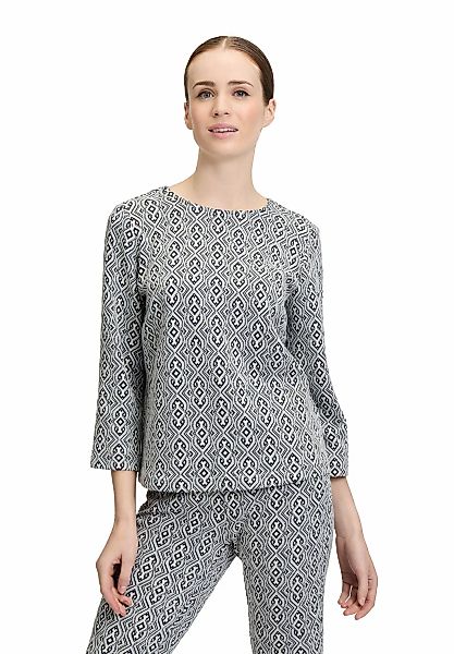 Cartoon Shirtbluse "Damen mit Jacquard" günstig online kaufen