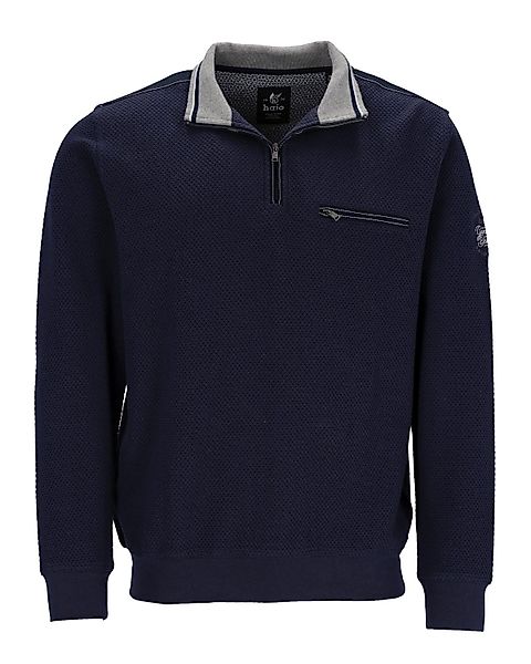 Hajo Sweatshirt Sweatshirt mit Troyerkragen in günstig online kaufen