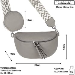 EAAKIE Gürteltasche Bauchtasche Umhängetasche Crossbody-Bag Kunstleder günstig online kaufen
