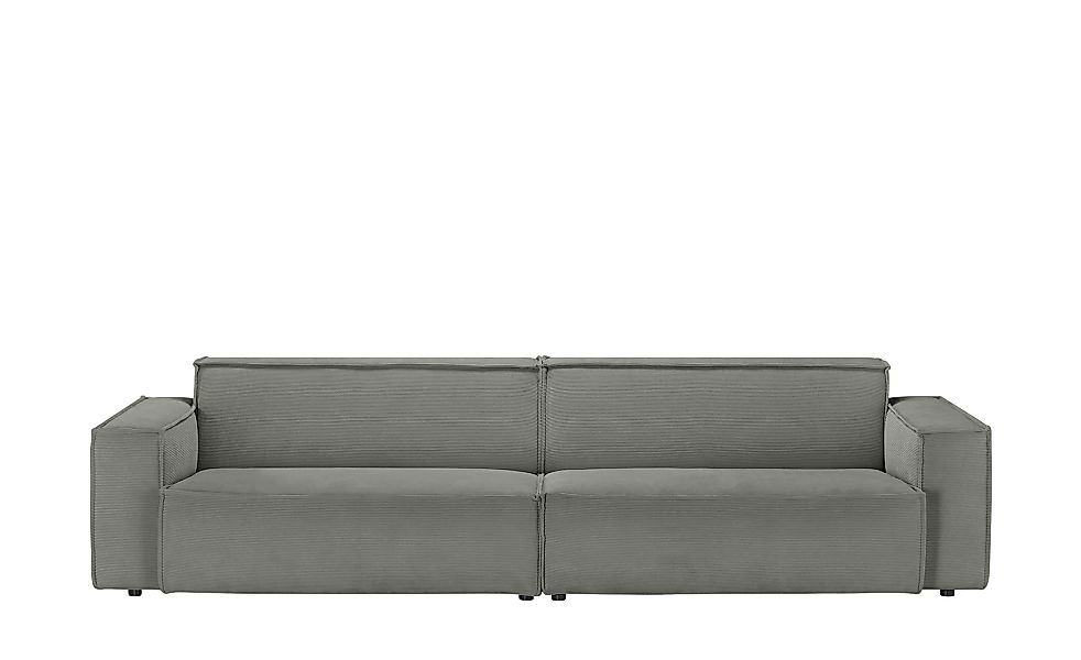 pop Big Sofa Cord Upper East ¦ grau ¦ Maße (cm): B: 296 H: 72 T: 106 Polste günstig online kaufen