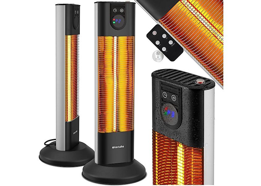 tectake Infrarotstrahler Infrarotheizstrahler, 3 Leistungsstufen 500, 1000 günstig online kaufen