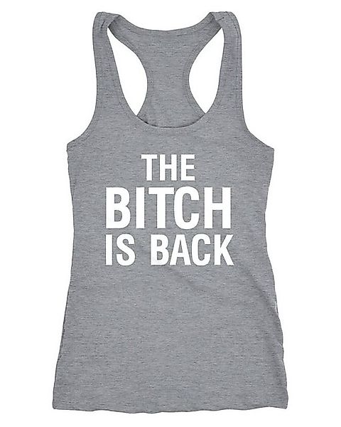 MoonWorks Tanktop Damen Tank-Top Shirt The Bitch is back Racerback günstig online kaufen