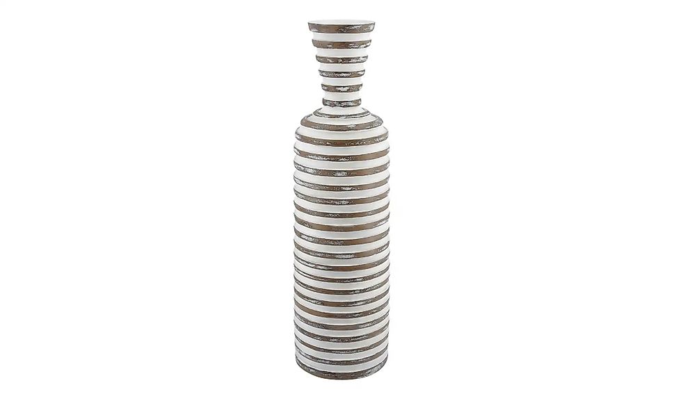 Deko Vase   ¦ weiß ¦ Polyresin (Kunstharz) ¦ Maße (cm): H: 51  Ø: 14.5 Acce günstig online kaufen