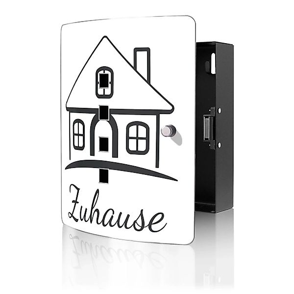 Banjado Design Schlüsselkasten Aus Edelstahl Für 10 Schlüssel 24x21,5x7cm M günstig online kaufen