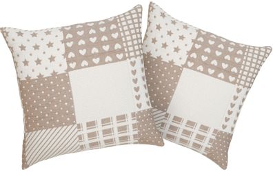 Lüttenhütt Kissenbezüge "Gretje" für Kinder, 50x50 cm, mit Reißverschluss, günstig online kaufen