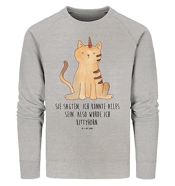 Mr. & Mrs. Panda Longpullover Einhorn Katze Größe M - Heather Grey - Gesche günstig online kaufen