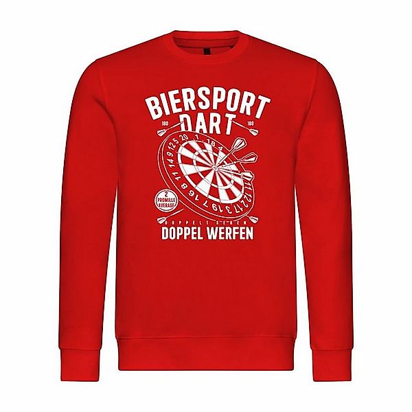 deinshirt Rundhalspullover Herren Pullover Biersport Dart Mit Print Motiv, günstig online kaufen