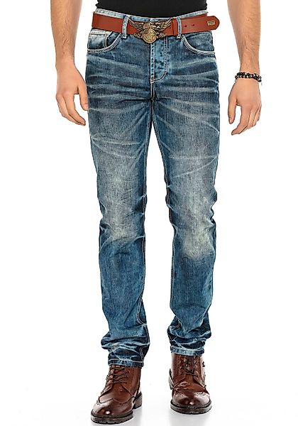 Cipo & Baxx 5-Pocket-Jeans "Jeans", in Straight-Fit, CD-328 günstig online kaufen