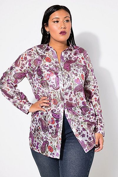 Studio Untold Longbluse Hemdbluse Boxy Shape Paisleyprint günstig online kaufen