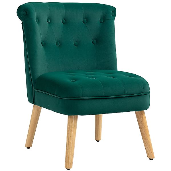 HOMCOM Sessel für Wohnzimmer und Esszimmer mit gepolsterter Sitzfläche, Sch günstig online kaufen